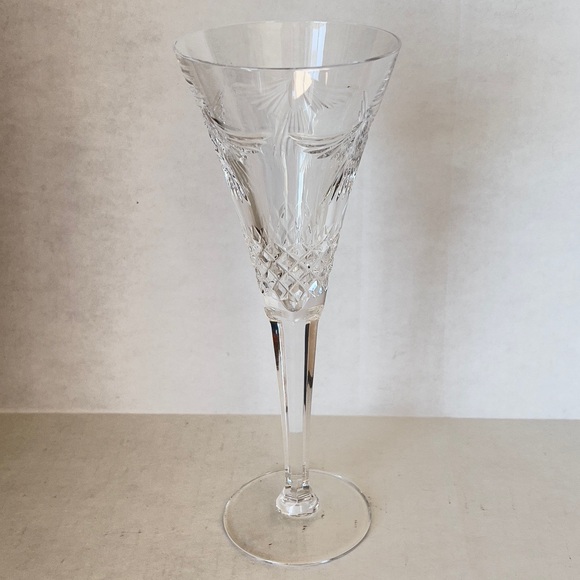 Waterford Crystal The Millennium Collection Peace 9.25” Toasting Flute Excellent - Picture 7 of 8